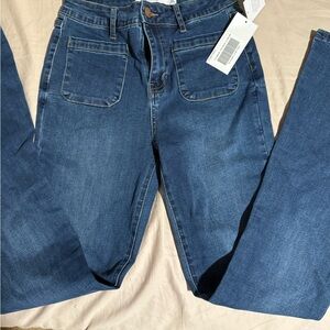 JustFab High Rise Blue Women's Jeans